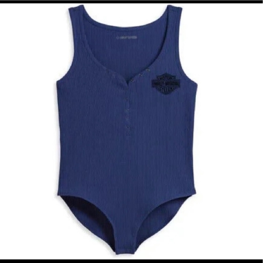 Harley Davidson bodysuit blue XL